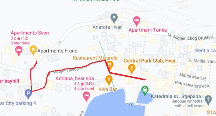 Apartments Frane Đảo Hvar Ngoại thất bức ảnh